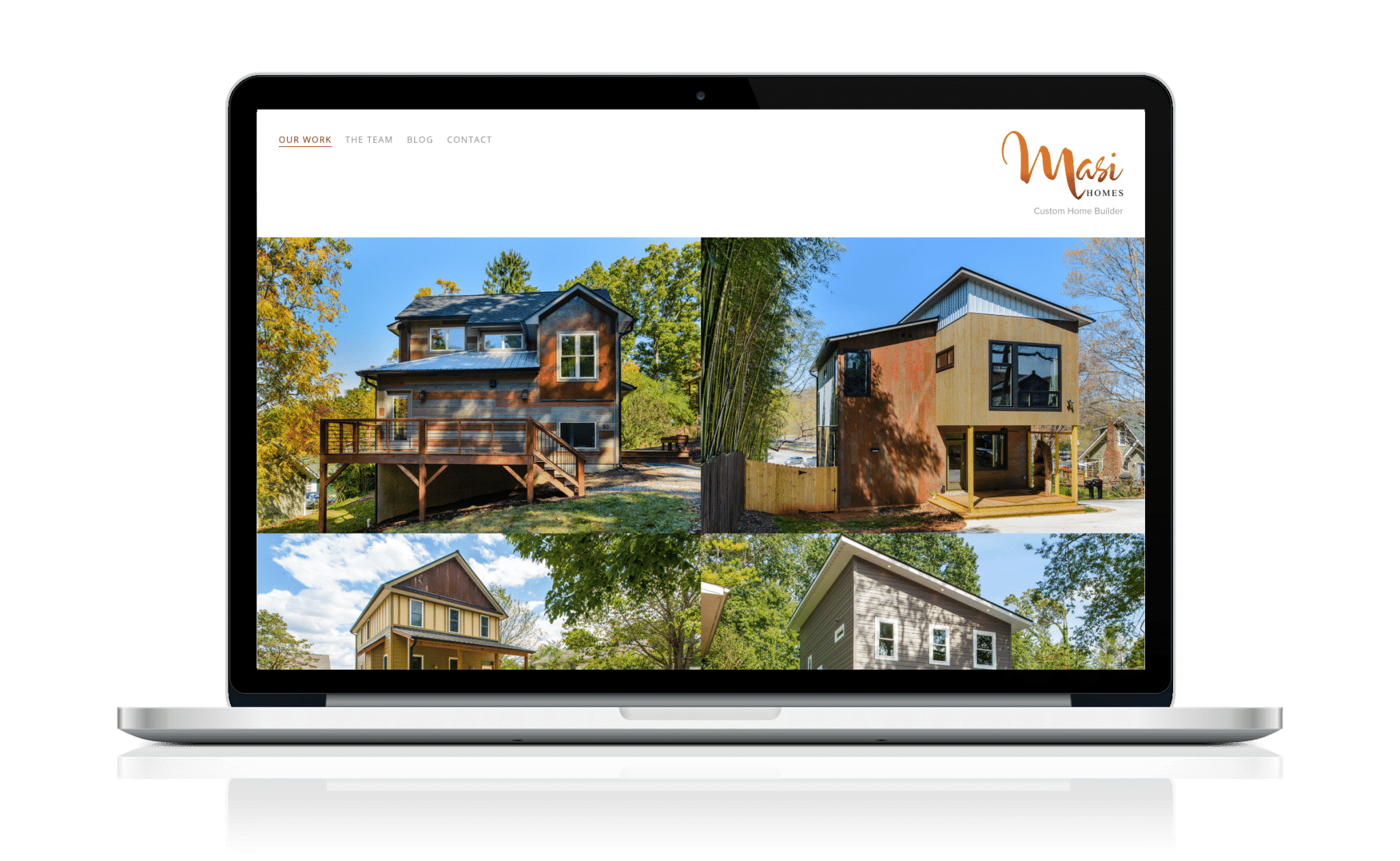 construction company web design