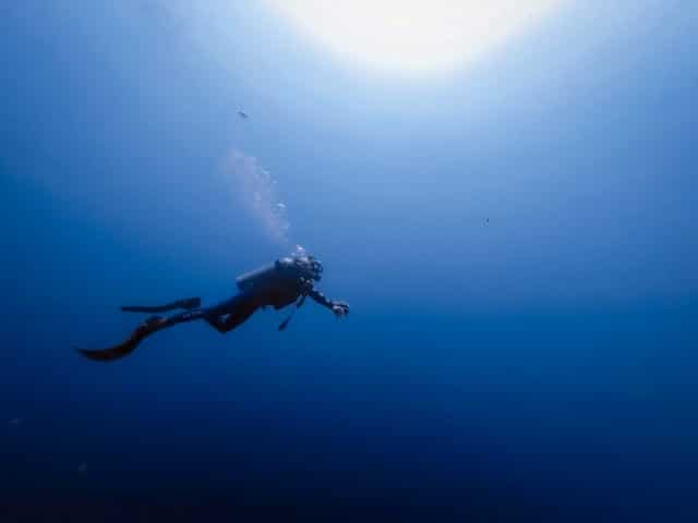 digital marketing deep dive image of diver