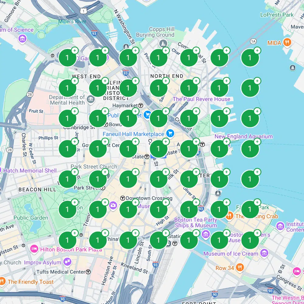 Boston accountant GBP ranking grid after