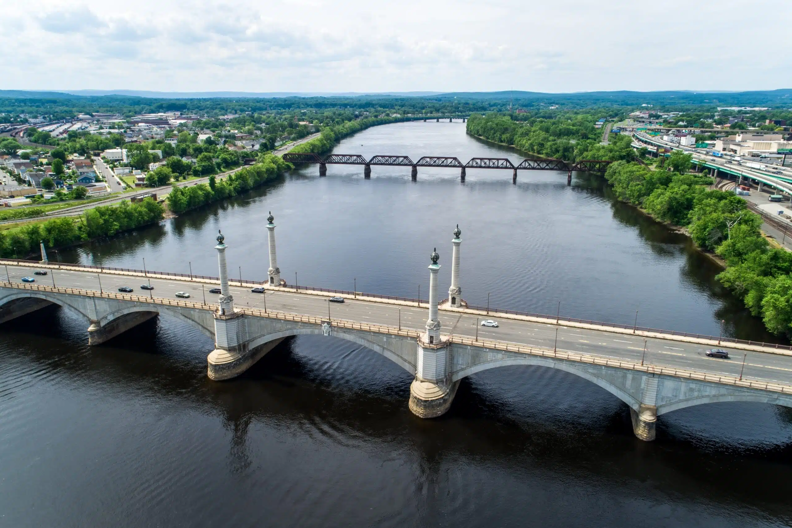 Image of Memorial Bridge Springfield, Massachusetts