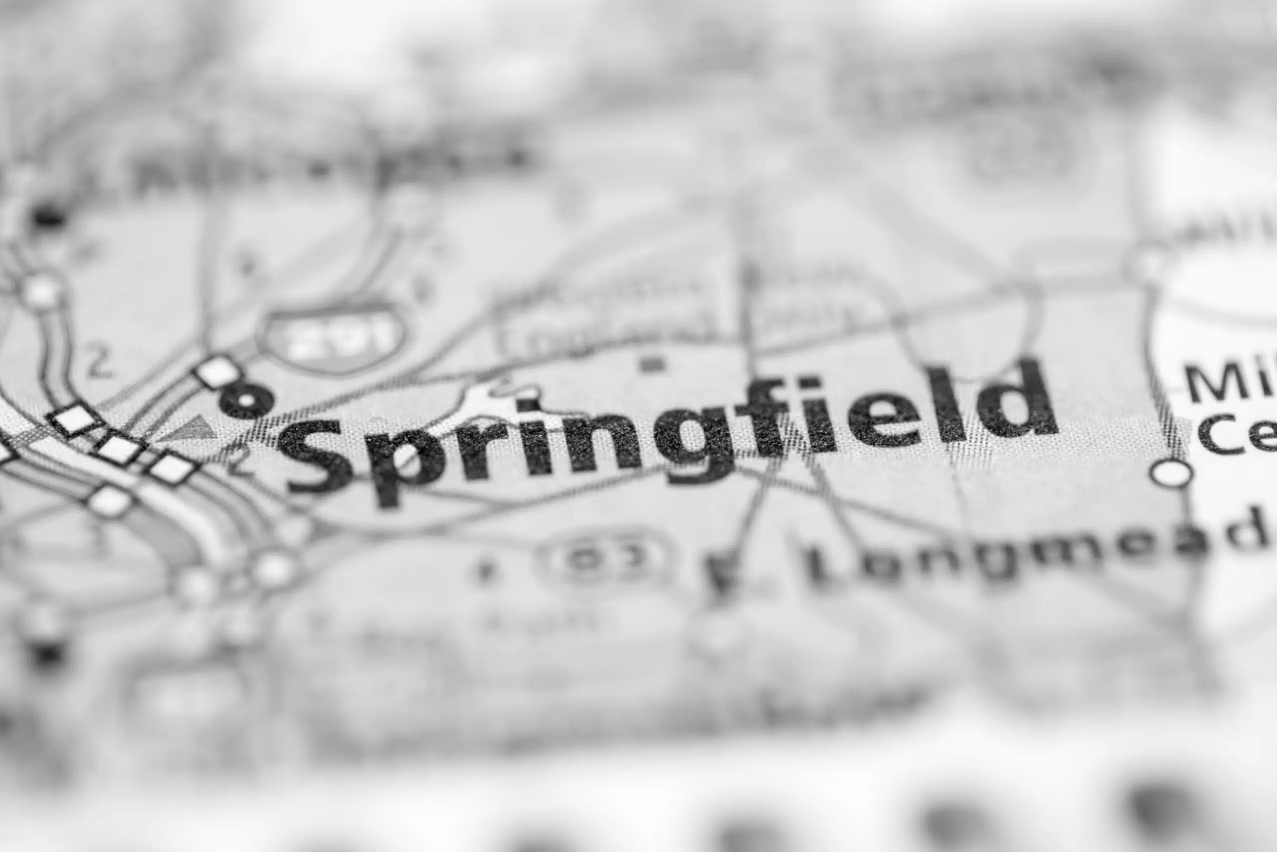 map image of Springfield Massachusetts